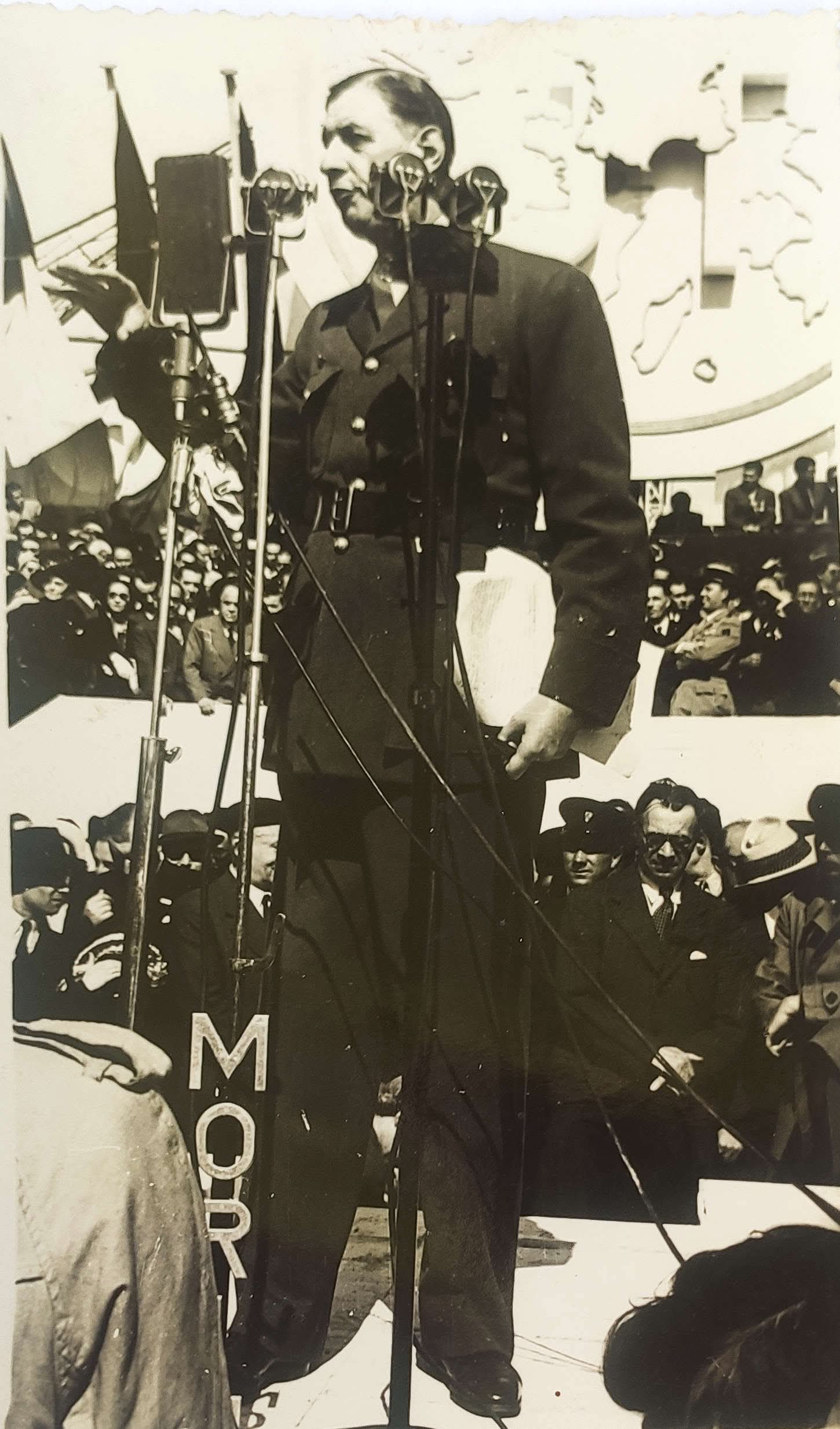 De Gaulle meeting RPF Bordeaux 1947